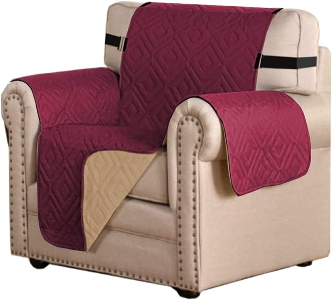 Quilted Sofa Cover Pet Protector Throw Vandtæt Sofa Slip Covers 1/2/3 Sæde