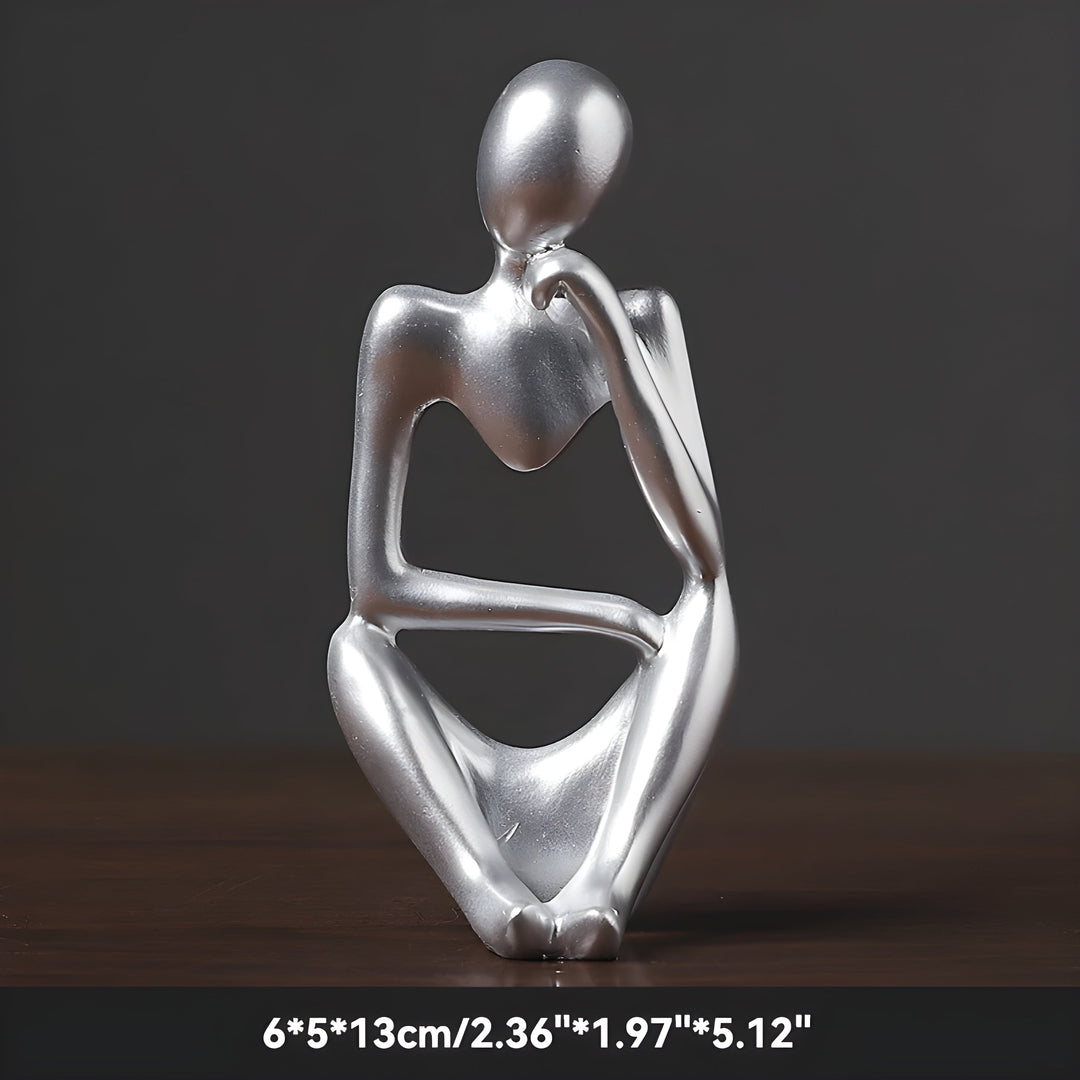 Abstrakt Tænker Skulptur Hjem Deko