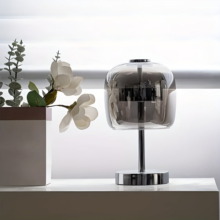 Moderne Glas Elektroplateret Ambient Light Lampe